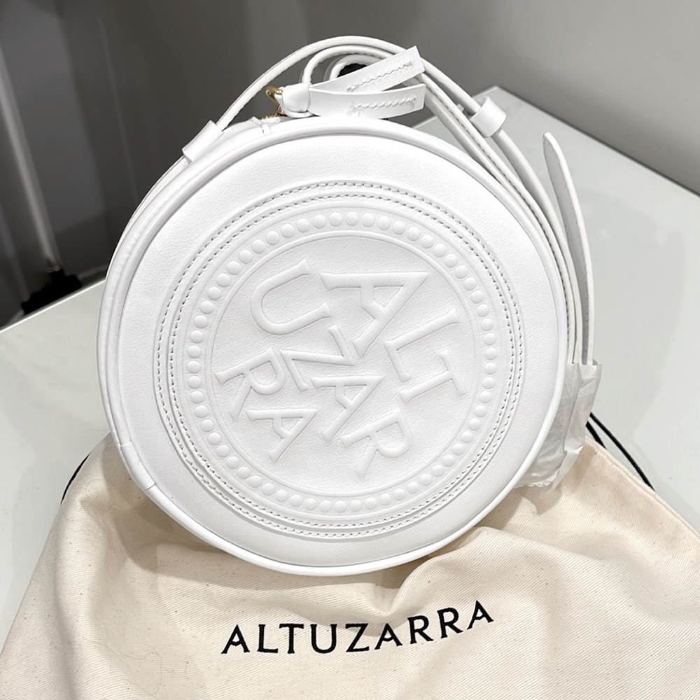 Altuzarra Medallion Coin Leather Crossbody Bag (NEW)